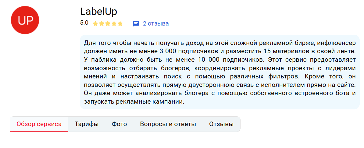 Свежий отзыв